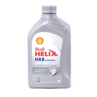 Afbeelding van Shell Helix HX8 5W 40 1L Motorolie 550046290 CITROËN: Berlingo / First I Van, MERCEDES BENZ: E Class Saloon, SEAT: Ibiza 3