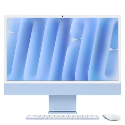 Afbeelding van Apple iMac M M4 59,7 cm (23.5&quot;) 4480 x 2520 Pixels Alles in één pc 16 GB 256 SSD macOS Sequoia Wi Fi 6E (802.11ax) Blauw