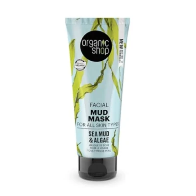 Afbeelding van Organic Shop Sea Mud &amp; Algae Facial Mask 75ML
