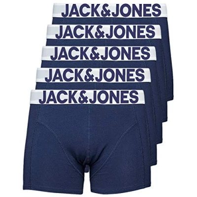 Afbeelding van JACK &amp; JONES heren Broek Jjipaul Jjflake Akm 542 asfalt Noos, 5 stuks blauw, L