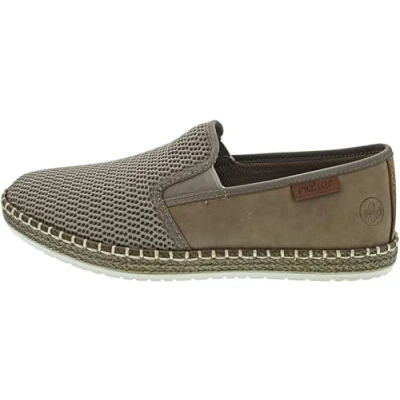 Afbeelding van Rieker heren instapper art B5265 65 taupe maat 41