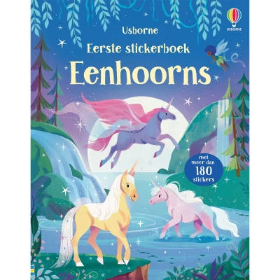 Afbeelding van Uitgeverij usborne eerste stickerboek eenhoorns
