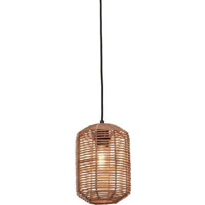 Afbeelding van GOOD&amp;MOJO Hanglamp Tanami Rotan Ø18x25cm Bruin