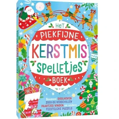 Afbeelding van Het piekfijne Kerstmis spelletjesboek