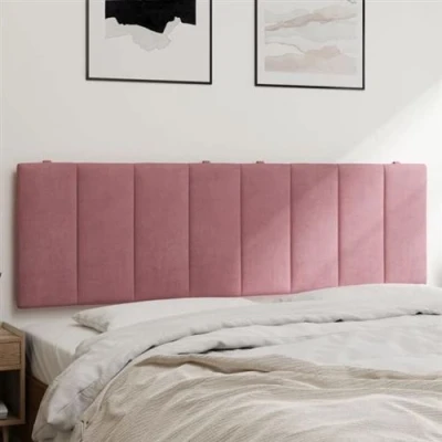 Afbeelding van vidaXL Hoofdbordkussen 160 cm fluweel roze