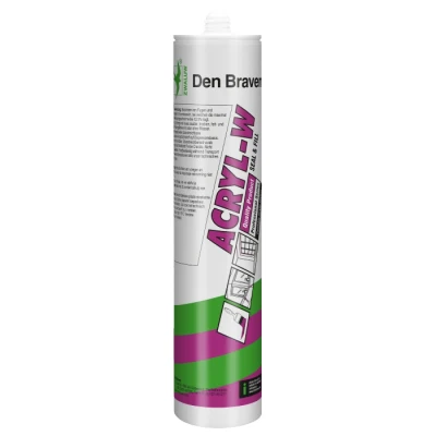 Afbeelding van Den Braven Zwaluw Acryl W Afdichtingskitkit Wit 310ML Schildersbenodigdheden