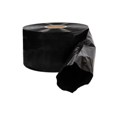Afbeelding van Kortpack Zwarte Buisfolie 15cm X 250mtr, 100my Zwart (1 Rol)
