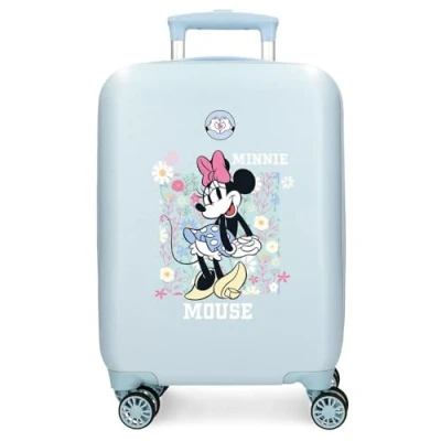 Afbeelding van Minnie Happy Trolley 4 Wheels 50 cm Ice Blue