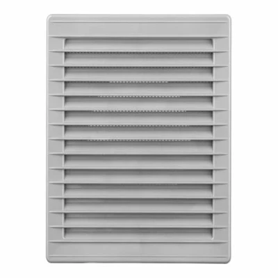 Afbeelding van Ventilatierooster EDM 87734 Grijs 13,5 x 20,5 cm Muggennet