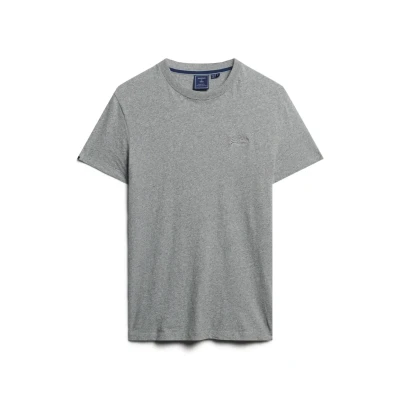 Afbeelding van Superdry Tshirt basic, Heren, Maat: XXL, Grey marl