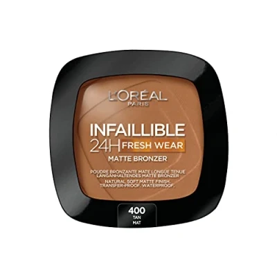 Image de L&#039;Oréal Paris Poudre Bronzante Longue Tenue Waterproof Infaillible 24H Fresh Wear Teinte : Mat (400) 26,4 g