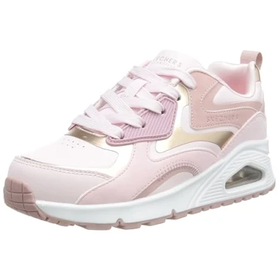 Afbeelding van Skechers UNO GEN1 Sneakers laag Light pink/multicoloured voor kinderen, Maat: 28.5, pink/multi coloured Hoogwaardig imitatieleer