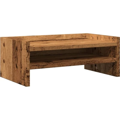 Afbeelding van vidaXL Monitorstandaard 42x24x16 cm bewerkt hout oud houtkleurig