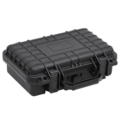 Image de vidaXL Valise de vol portable Noir 30x22x10 cm PP