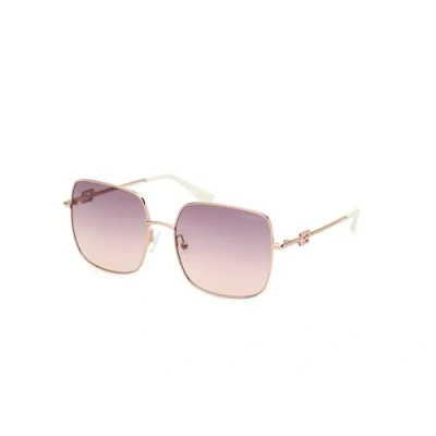 Afbeelding van Guess GU7906 H dames zonnebril Shiny Rose Gold (roze) één maat