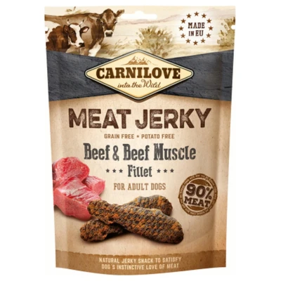 Afbeelding van Carnilove Jerky 100 g Hondensnacks Rund
