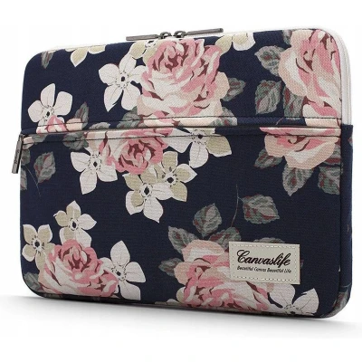 Afbeelding van Canvaslife Laptop Sleeve 15 / 16 inch Navy Rose