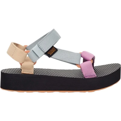 Afbeelding van Teva K MIDFORM UNIVERSAL Unisex Sandalen Zwart/Oranje Maat 29/30