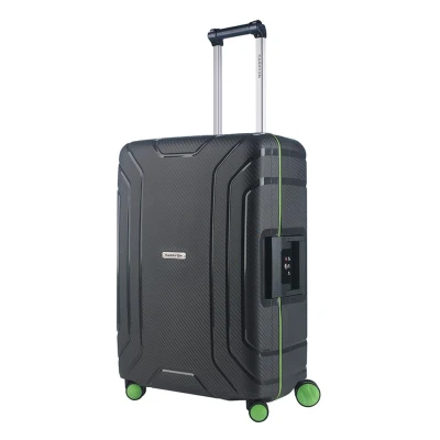 Afbeelding van CarryOn Steward TSA Reiskoffer 70 liter 65cm Middenmaat Koffer met kliksloten Donkergrijs