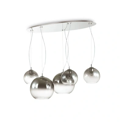 Afbeelding van Ideal Lux Nemo hanglamp, 5 lamps