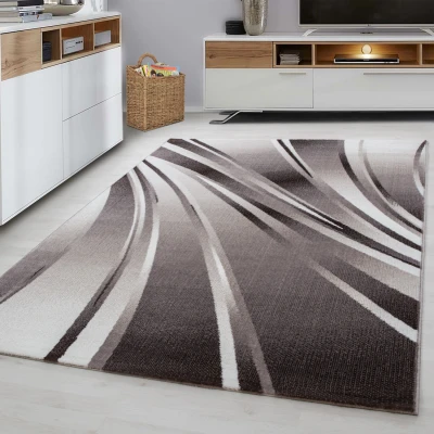 Afbeelding van Parma Design Vloerkleed Bruin / Beige Laagpolig 80x300 cm