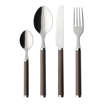Afbeelding van Villeroy &amp; Boch Play! Bestekset 24 delig Bruin