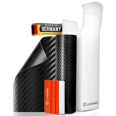 Afbeelding van Luxshield Koolstofvezelfolie 12 x 200 cm voor auto&#039;s, motorfietsen, fietsen sticker in DE