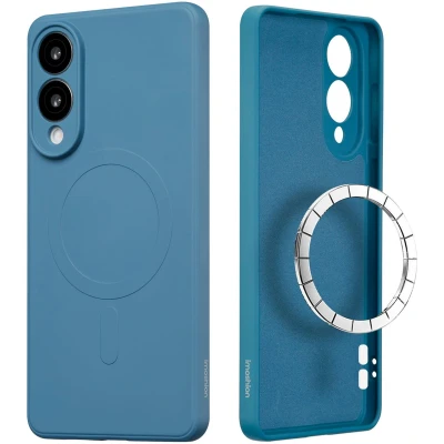 Afbeelding van imoshion Color Backcover met MagSafe voor de Samsung Galaxy S25 Edge Donkerblauw