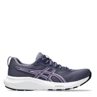 Afbeelding van Asics Gelcontend 9 Hardloopschoenen voor op de weg, Dames, Maat: 42.5, Indigo fog/light ube Textiel/ synthetisch