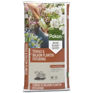 Afbeelding van Potgrond Pokon 40 liter (Terras &amp; Balkon, Meststof, RHP)