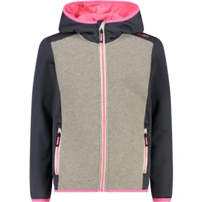 Afbeelding van CMP Softshelljas voor kinderen, met vaste capuchon, 3a29385n, softshelljas, uniseks, kinderen