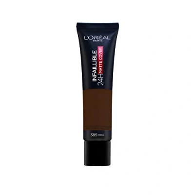 Afbeelding van L&#039;Oréal Paris Infaillible 32H Matte Cover Foundation, Dames, Maat: 30 ml, 385 cacao/cocoa