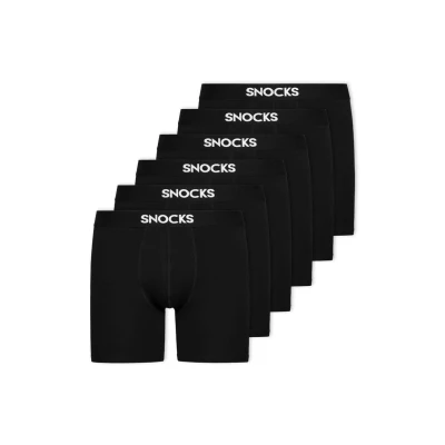 Afbeelding van Snocks MIT LÄNGEREM 6 PACK Boxerbriefs, Heren, Maat: XXL, Schwarz