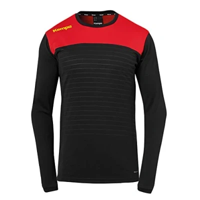 Afbeelding van Kempa Emotion 2.0 Longsleeve kinderen Zwart / Rood maat 164