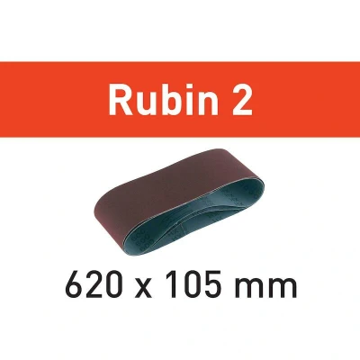 Afbeelding van FESTOOL L620X105 P100 RU2/10 schuurband Rubin 2 korrel 100 (10 st.) 499152