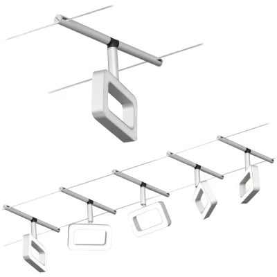 Afbeelding van Paulmann WS DC Frame Kabelsysteem compleet Chroom (mat),