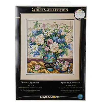 Afbeelding van Dimensions Gold Collection Oriental Splendor borduren (pakket)