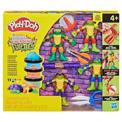 Image de Pâte à modeler Play Doh Les Tortues Ninja Créations Cowabunga