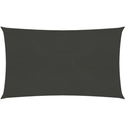 Afbeelding van vidaXL Zonnezeil 160 g/m² 3x5 m HDPE antracietkleurig