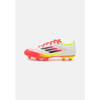 Afbeelding van adidas F50 LEAGUE Voetballaarzen Soft Ground uniseks voetbalschoenen, Cloud White / Core Black Solar Yellow