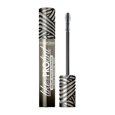 Afbeelding van Deborah Milano Mascara Like a Pro TINT, semi permanente wimpertint, geeft extra volume en oneindige lengte, verlengingseffect, 12 ml