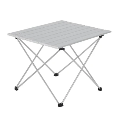 Afbeelding van Picknicktafel Campingtafel inklapbaar in aluminium,Wandeltafel Balkontafel 56x46x40cm