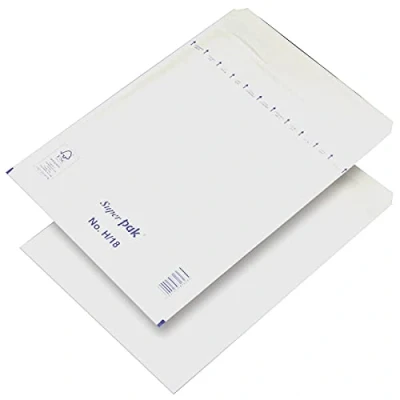 Afbeelding van officerproducts H18 zelfklevende enveloppen met noppenfolie, H18, 270 x 360 mm, 290 370 wit, 10 stuks