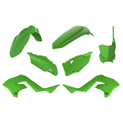 Afbeelding van Polisport Restyle Plastickit Kawasaki KX125 KX250 2003 2008 Origineel Groen