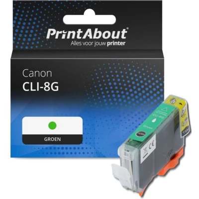 Afbeelding van Huismerk Canon CLI 8G Inktcartridge Groen
