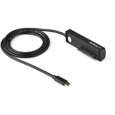 Image de startech usb c to sata adapter cable for 2.5/3.5in ssd/hdds 3.1gen 2 noir
