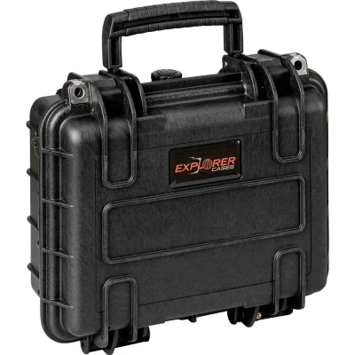Afbeelding van Explorer Cases 2712HL Koffer Zwart met Plukschuim