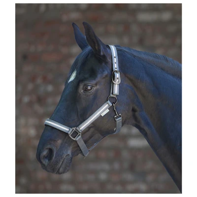 Afbeelding van Waldhausen Halster Reflex Stripe Grijs Cob