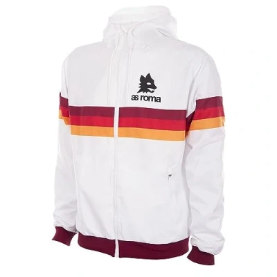 Afbeelding van COPA AS Roma 1980&#039;s Retro Voetbal Windrunner L Wit