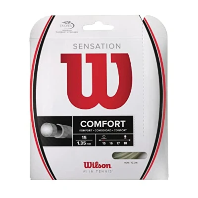 Image de Cordage de tennis Wilson Sensation 15l nat comfort Naturel Taille : UNI rèf 70161